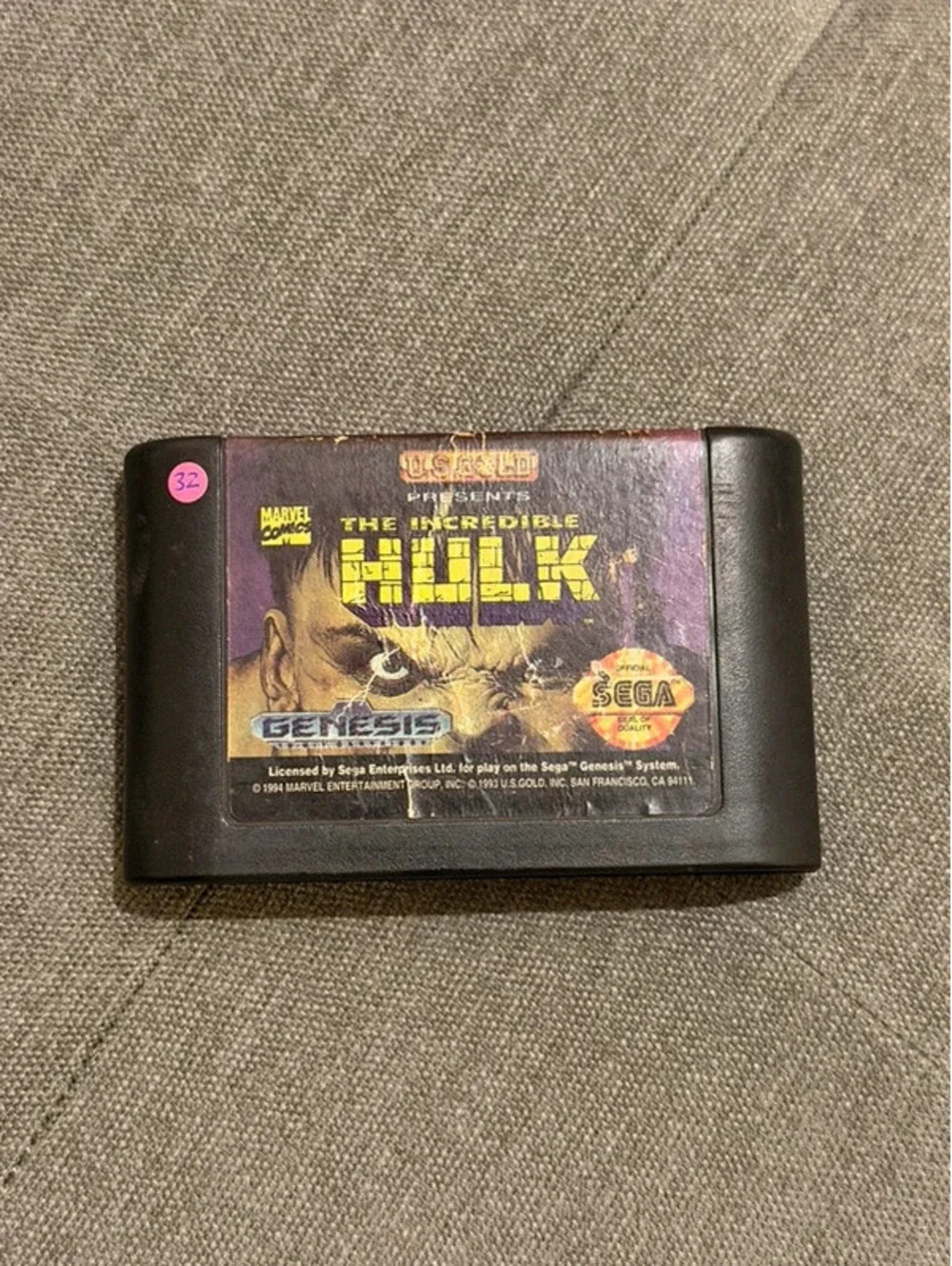 The Incredible Hulk for Sega w